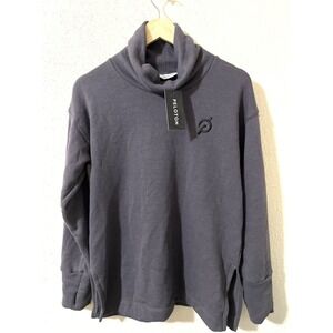 Peloton Grey Sweater Funnel Neck Sweatshirt Pullover Size XS NWT $8888